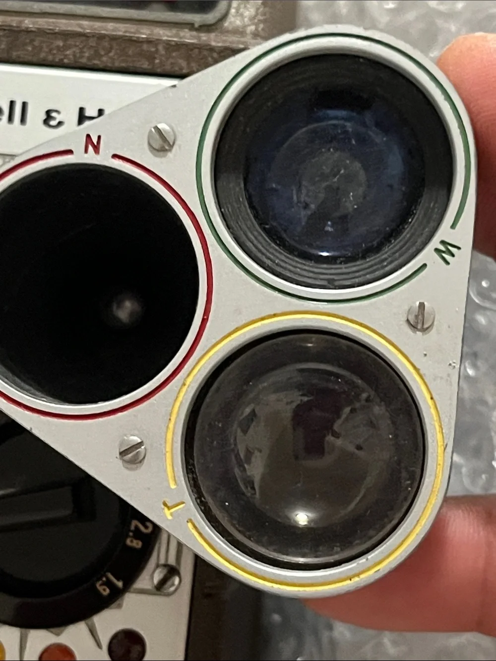 333 8mm Camera in Gray and Silver
